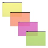 Папка на молнии C6 ErichKrause "Fizzy Neon" (53294) ассорти