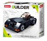 Конструктор SLUBAN   50 дет. "BUILDER. Суперкар черный" (M38-B0920A) в коробке