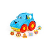 Игрушка-сортер "Автомобиль" на колесиках (88000) в сеточке 23,5*15,2*15,8см, Полесье