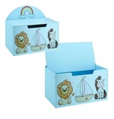 Ящик - сундук для игрушек деревянный "Кораблик" 50*50*30см (ЯС03)