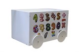 Ящик для игрушек деревянный, на колесах 47*35*27см (ЯК01)