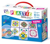 Лото "PLASTIC. Узоры" в коробке (04195) 6 игровых полей +  36 прозр. карточек "Десятое королевство"