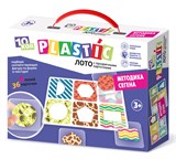 Лото "PLASTIC. Методика Сегена" в коробке (04196) 6 игровых полей +  36 прозр. карточек "Десятое королевство"