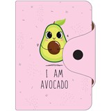 Визитница OfficeSpace "I`m Avocado" на 20 визиток (319945) ПВХ, на кнопке, 75*110мм