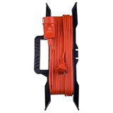 Удлинитель "Perfeo" на рамке, 40м, 1 розетка, без заземления, 2*1мм, 2200Вт, оранжевый "RU POWER" (PF_C3271)