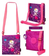 Сумочка детская на ремне Basik&Co "Ли-ли звездочка" 20*21см (ABB-061) 3 кармана