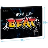 ! РАСПРОДАЖА Папка для тетрадей текстильная А4, молния сверху Berlingo "Beat" (FB07138A4) полиэстер