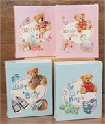 Фотоальбом 100 фото 14*17см., в боксе (9346) "Baby", 4 вида