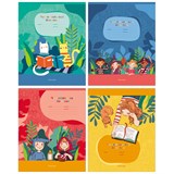 ! РАСПРОДАЖА Читательский дневник А5 24л. "Герои книг" (ДЧ5ск40 11009, BG)