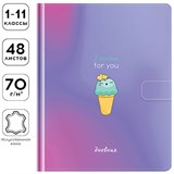 Дневник тв. об., иск. кожа 1-11 кл. "I scream for you" (DSK_43656, Greenwich Line) поролон, УФ-печать, магнитный клапан, ляссе, тон. блок