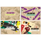 ! РАСПРОДАЖА Альбом для рисования BG А4 24л. на спирали "Drawing" (АР4гр24 10879) обложка картон