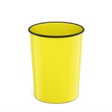 Корзина для бумаг ErichKrause "Neon Solid" 13.5л. (58081) литая, желтая
