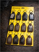 Брелок кожаный "Знаки авто" (KS-929)