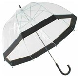 Зонт D= 85см "Прозрачный купол" (RD-4211) окантовка, ручка и чехол - черные