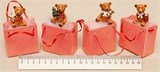 Новогодняя фигурка "Мишка в сумочке" 3,5см (14Р-411)