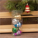 Набор украшений "Колокольчики"  6шт., 7см (7ADC6-369/6H) в ПВХ упаковке