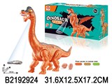 Динозавр на батар. "Брахиозавр" (168-3, 2192924) свет, звук, откладывает яйца, в коробке 32*17,2*12,5см