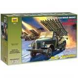 Модель для сборки "Гвардейский реактивный миномет БМ-13 Катюша" 1:35 (3521, "ZVEZDA")