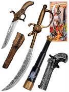 Игровой набор "Пиратский остров": ружье, сабля, аксесс. (ИН-0223)