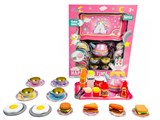 Игровой набор "Посуда" металл., розовый + продукты, в коробке 31*9*41см (2195746)