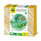 Набор для рисования №2 "Fluid ART" (04447) зеленые оттенки, "Десятое королевство"