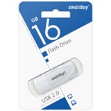 Флеш-накопитель  16Гб "Smartbuy Scout" White