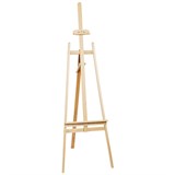 Мольберт деревянный напольный ГАММА "Лира" 53*53*170см с бегунком, бук (211220202)