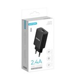 Зарядное устройство сетевое Exployd "Easy" (EX-Z-1418) 2.4А, 1 USB, черное