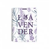 ! РАСПРОДАЖА Тетрадь  80л. на спирали ErichKrause "Lavender", пласт.обложка, клетка (58329)