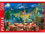 Puzzle  500 элементов "Вечер у озера в Гальштате" (Ф500-0746)