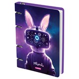 ! РАСПРОДАЖА Тетрадь 100л. на кольцах "Miumiu" сменный блок (MS_50669, "MESHU") матовая ламинация, тиснение фольгой