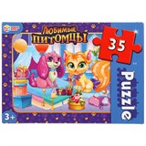 MAXI-пазлы "Любимые питомцы" (ш/к18086, 311943, "Умные игры") 35 элементов
