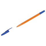 Ручка шар. СТАММ "511" (РШ-30388) синяя 0.7мм, оранжевый корпус