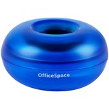 Диспенсер для скрепок магнитный OfficeSpace тонированный, синий (331461)
