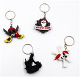 ! РАСПРОДАЖА Брелок резиновый "Пираты" (KL-2102)