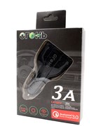 Зарядное устройство автомобильное "Огонь" (NM-CC001) 2 выхода USB, 1 выход Type C, в коробке