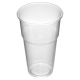 Одноразовые стаканы прозрачные 0,5л, комплект 50шт., пластик. (OfficeClean, 360706)