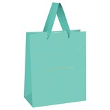 ! РАСПРОДАЖА Пакет подарочный MESHU 18х23х10см (MS_51855) "Monocolor. Tiffany" фольга, матовая лам.