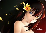 Коврик для мыши Perfeo "Anime 5", ткань + резиновое основание, 350*250*4мм, с рисунком (PF_D0632)