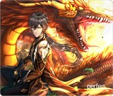 Коврик для мыши Perfeo "Anime 7", ткань + резиновое основание, 340*280*4мм, с рисунком (PF_D0634)