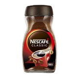 Кофе растворимый Nescafe Classic 190г, стеклянная банка, с добавлением молотого