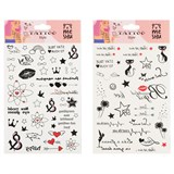! РАСПРОДАЖА Наклейка-тату MESHU "Style", 23*13см, инд. уп., европодвес (MS_52666)