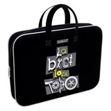 ! РАСПРОДАЖА Папка на молнии с ручками А4 ErichKrause "Bicycle" 360*290*70мм (60246) полиэстер