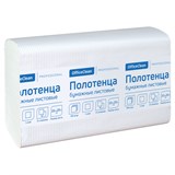 Полотенца бумажные 190шт. OfficeClean "Professional" 22,5*20,5см, (Z-сл.) (361852) 1-сл., белые
