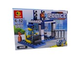 Конструктор    91 - 99 деталей "Police" (FJ-4327/8105-4) по 8шт. в блоке
