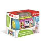Музыкальная колонка АЗБУКВАРИК "Супердискотека" (3325, 4630027295095) 50 песенок, мелодий, звуков