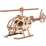 Конструктор из дерева "Вертолет Робин" 42 дет., размер в сборке 16*5*7см (ДКНС015, "ТРИ СОВЫ")