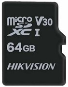 Карта памяти Micro-SDHC  64Гб "Hikvision" Class10 UHS-I U1, без адаптера