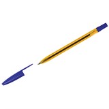 Ручка шар. СТАММ "111" (РШ-30370) синяя 1мм, тонированный оранжевый корпус