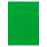 Папка-уголок СТАММ А4 0.15мм непрозрачная зеленая (ММ-32264)